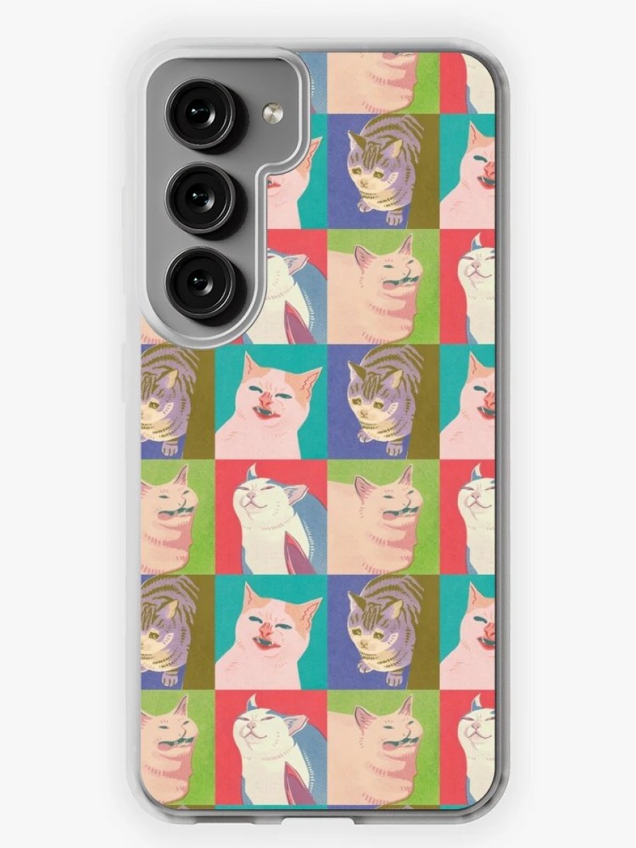 Redbubble Four Meme Cats Of The Apocalypse Samsung Galaxy Phone Case Clearance