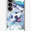 Redbubble American Eskimo Bright Colorful Pop Art Samsung Galaxy Phone Case New