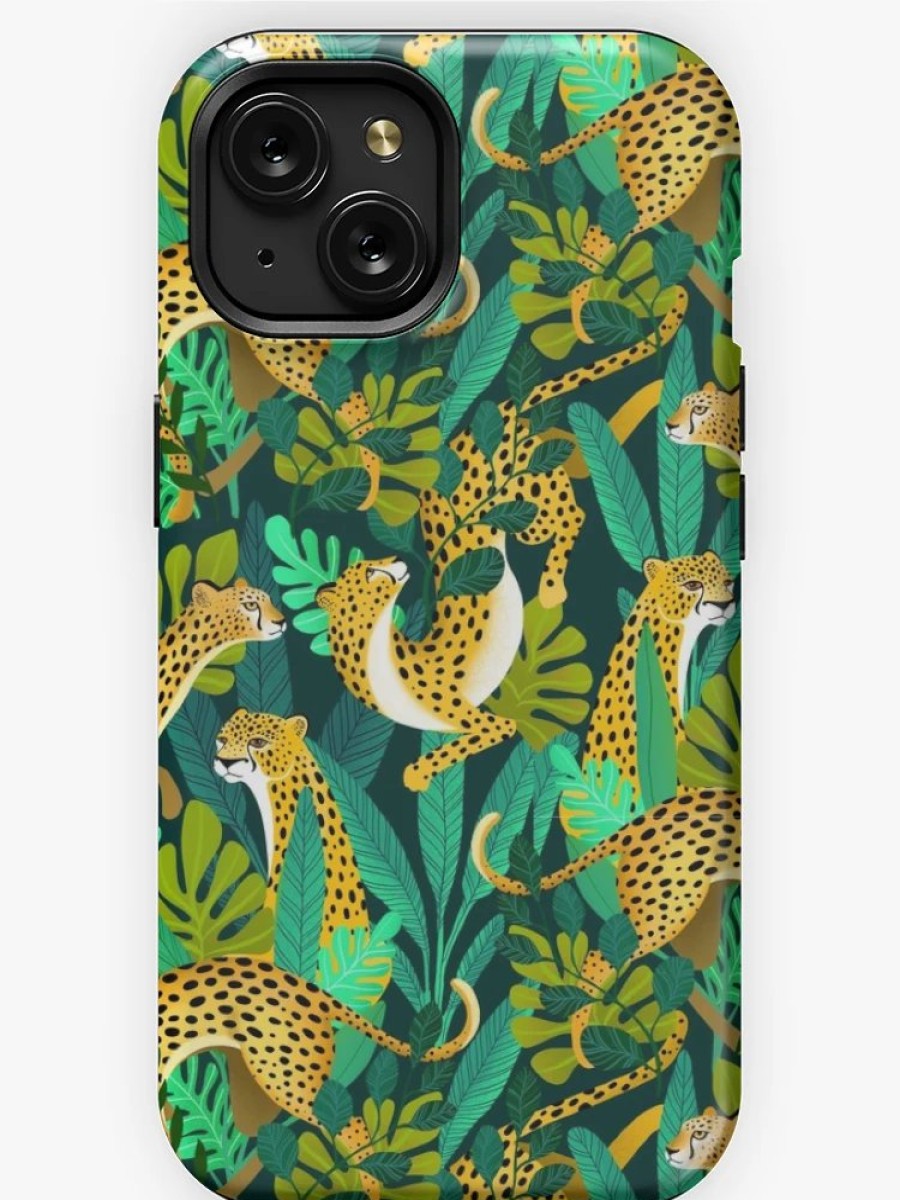 Redbubble Cheetah Jade Jungle Iphone Case Hot