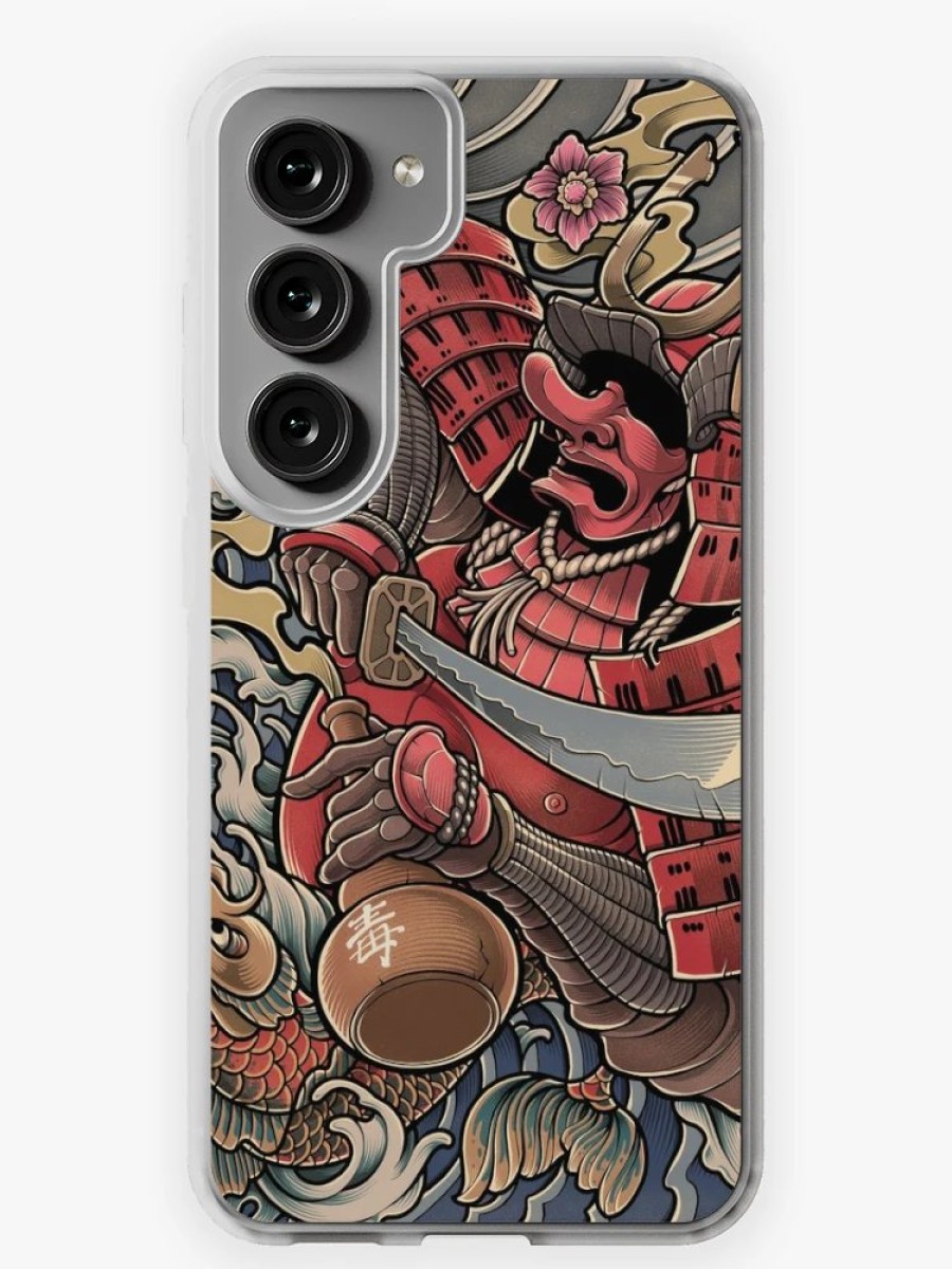 Redbubble Yopparai - The Drunken Samurai Samsung Galaxy Phone Case Best