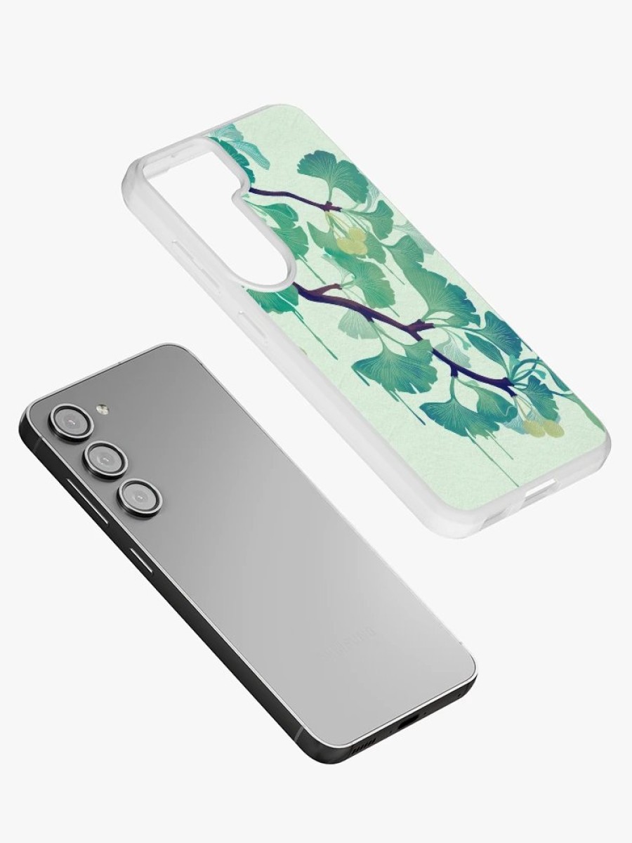 Redbubble O Ginkgo (In Green) Samsung Galaxy Phone Case New