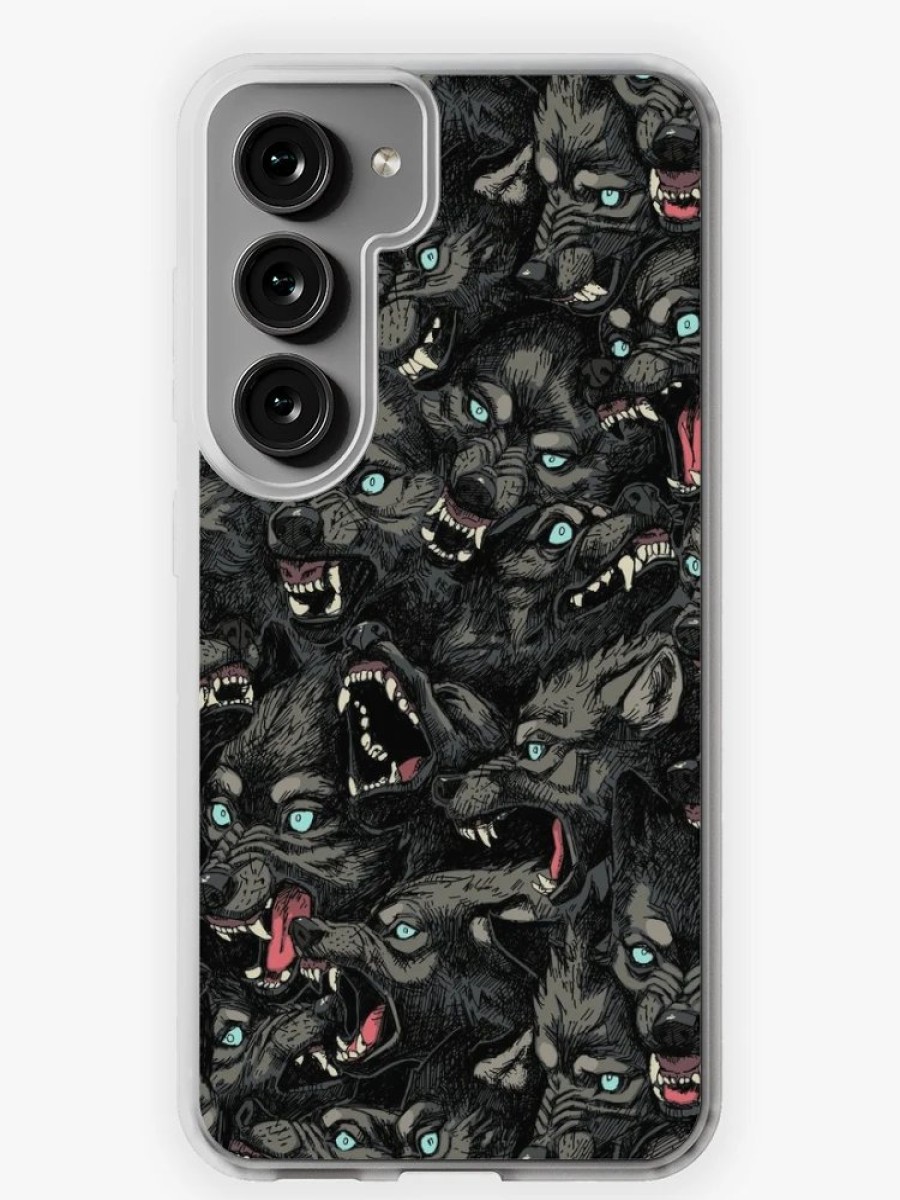 Redbubble Wolf Pack Pattern Samsung Galaxy Phone Case Clearance