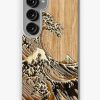 Redbubble The Great Hokusai Wave In Bamboo Inlay Style Samsung Galaxy Phone Case Clearance