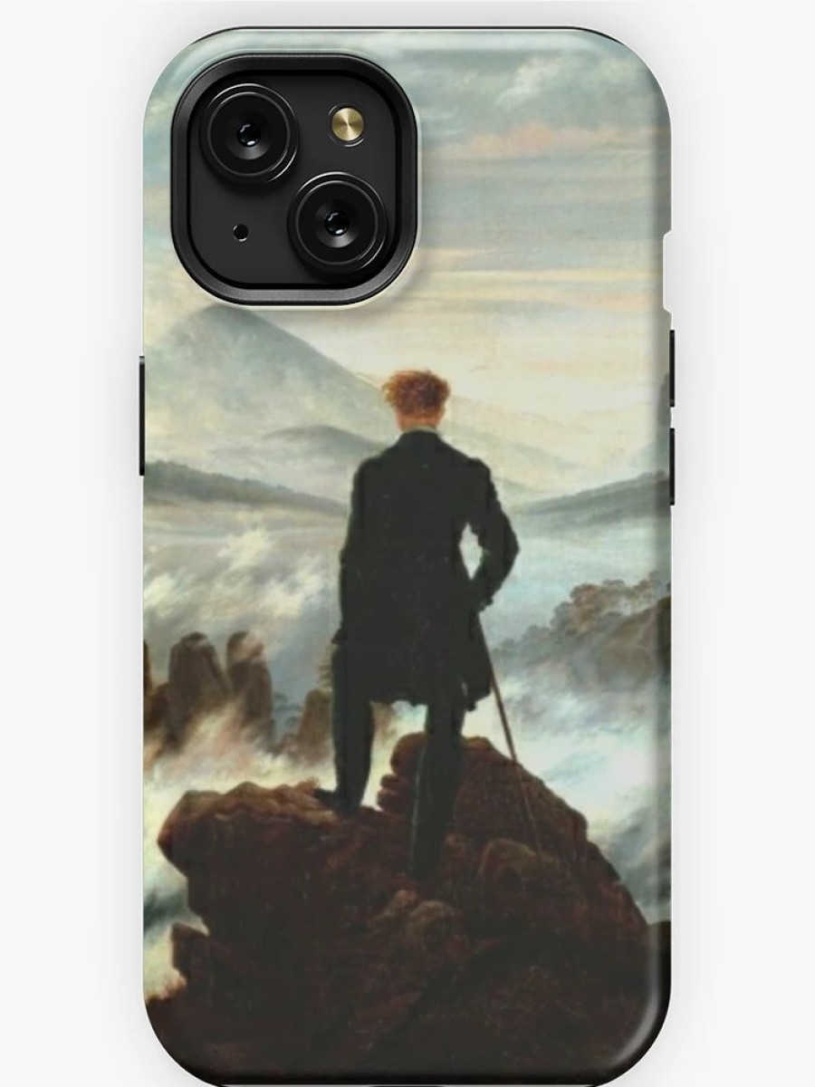 Redbubble Caspar David Friedrich - Wanderer Above The Sea Of Fog Iphone Case Best