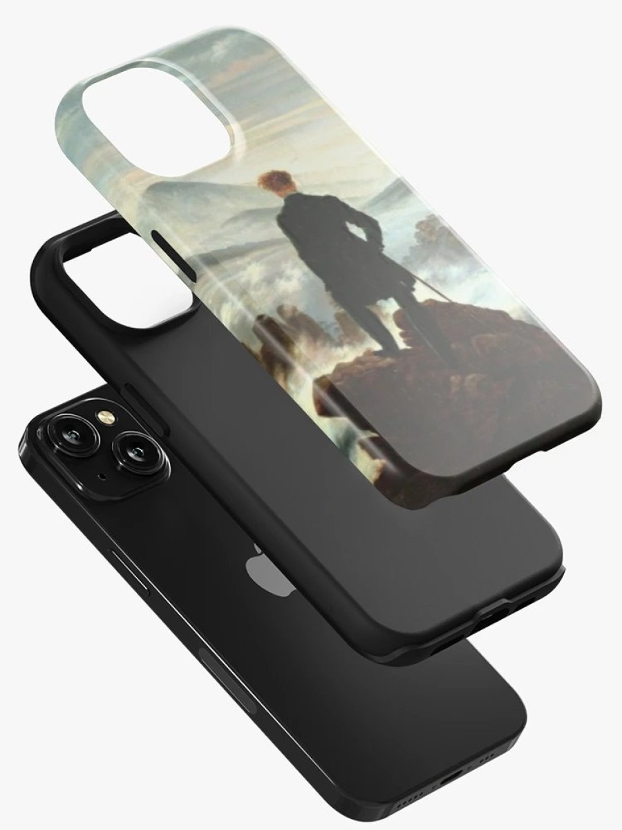 Redbubble Caspar David Friedrich - Wanderer Above The Sea Of Fog Iphone Case Best