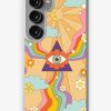 Redbubble Retro Hippie Boho Rainbow Print Samsung Galaxy Phone Case Clearance