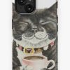 Redbubble Purrfect Morning Cat With Coffee Iphone Case Online