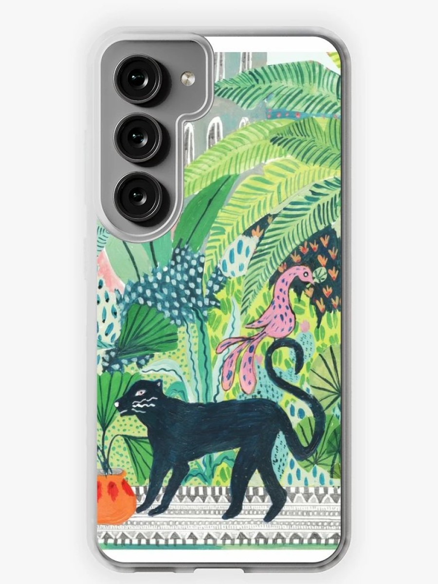 Redbubble Jungle Panther Samsung Galaxy Phone Case Hot