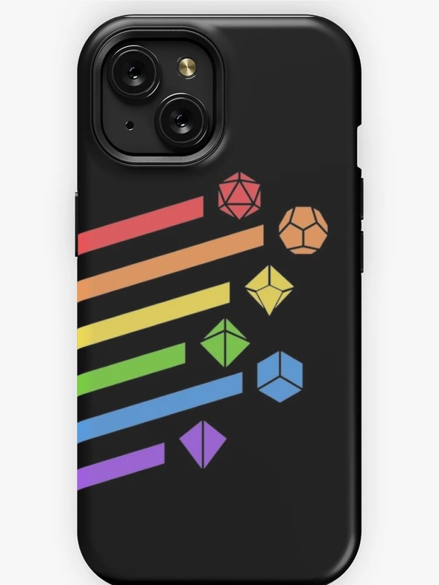 Redbubble Rainbow Dice Set Tabletop Rpg Gaming Iphone Case Online