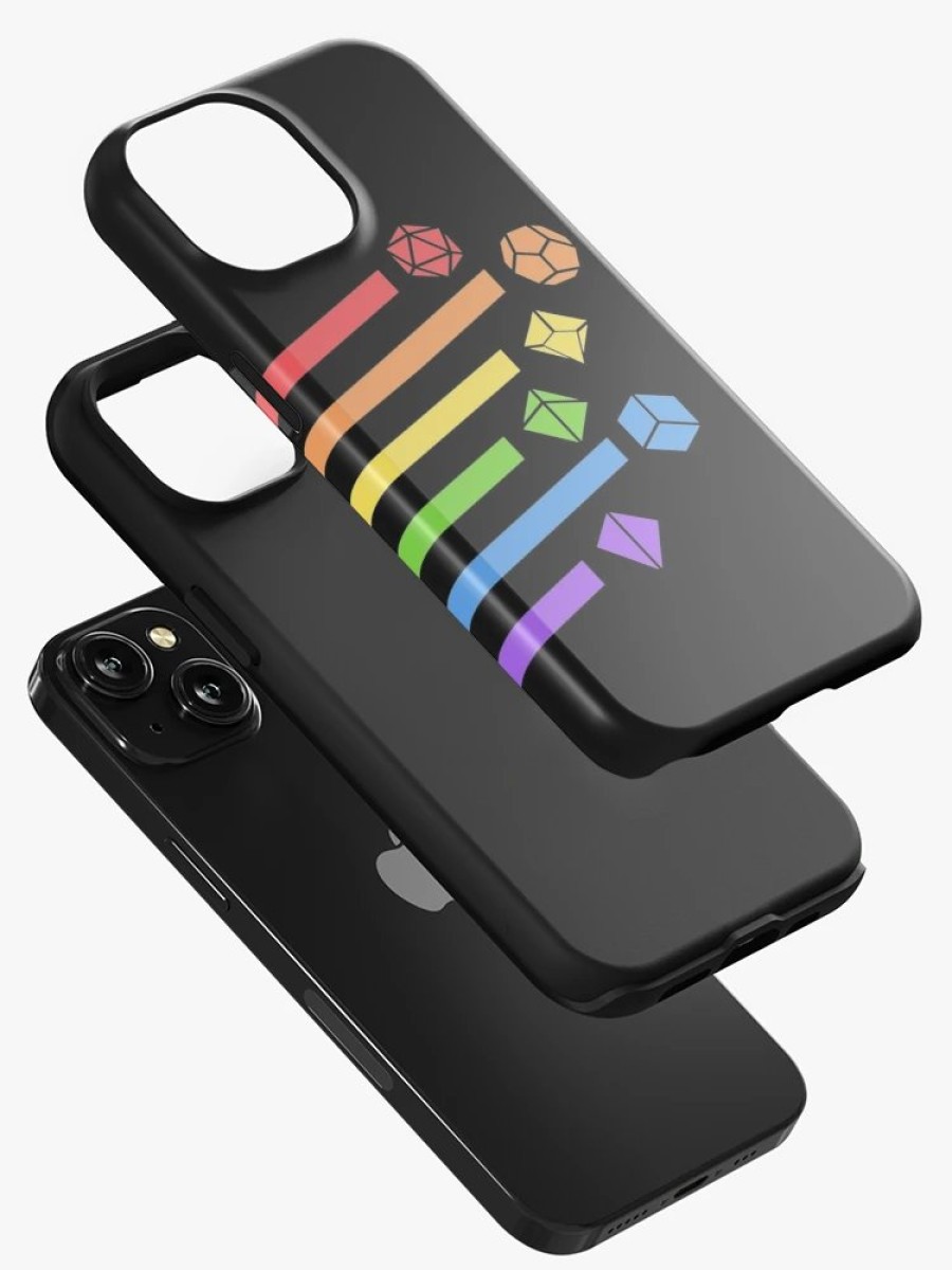 Redbubble Rainbow Dice Set Tabletop Rpg Gaming Iphone Case Online