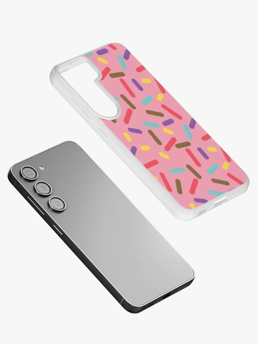 Redbubble Pink Donut Sprinkles Samsung Galaxy Phone Case Wholesale