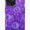 Redbubble Purple Eyeball Pattern Iphone Case New