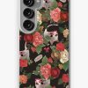 Redbubble Opossum Floral Pattern (With Text) Samsung Galaxy Phone Case Hot