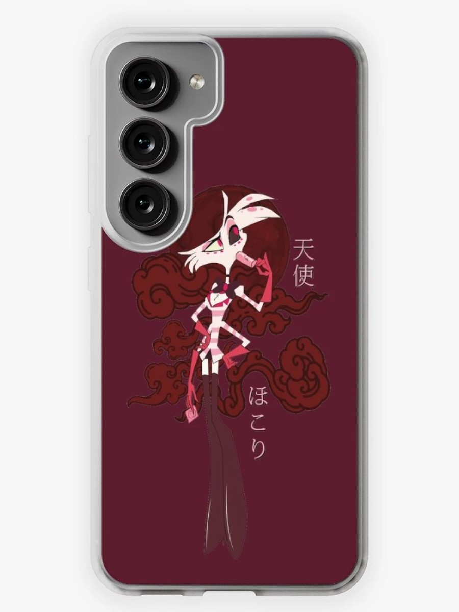 Redbubble Angel Dust Chilling - Hazbin Hotel Samsung Galaxy Phone Case Online