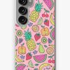 Redbubble Fruit On Pink Samsung Galaxy Phone Case Clearance