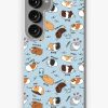 Redbubble Guinea Pig Daily To-Do List - Blue Background Samsung Galaxy Phone Case Wholesale