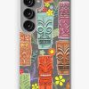 Redbubble Mid Century Tiki Festival With Flowers And Suns Samsung Galaxy Phone Case Wholesale