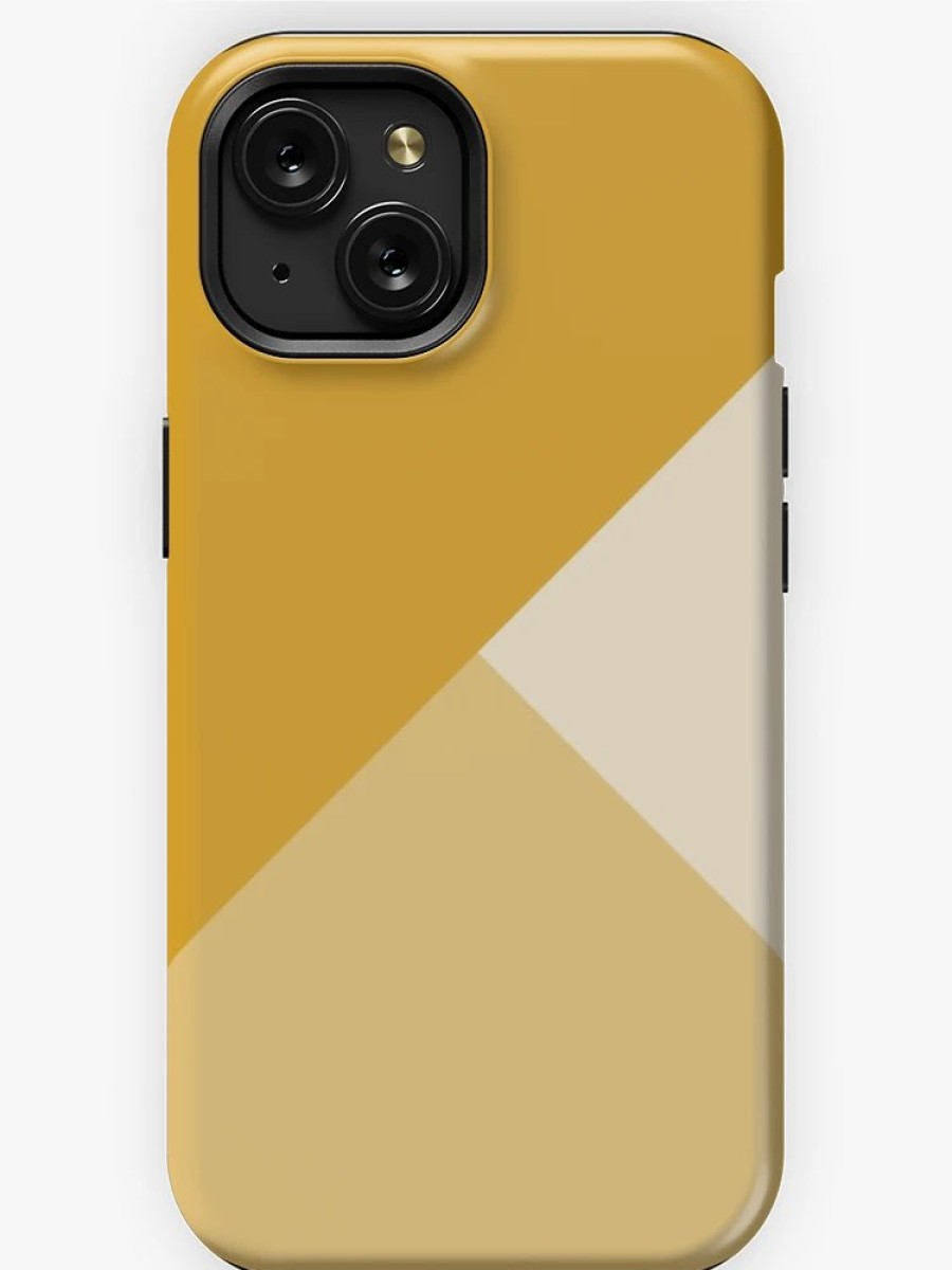 Redbubble Gradient Geometry - Mustard Iphone Case Hot