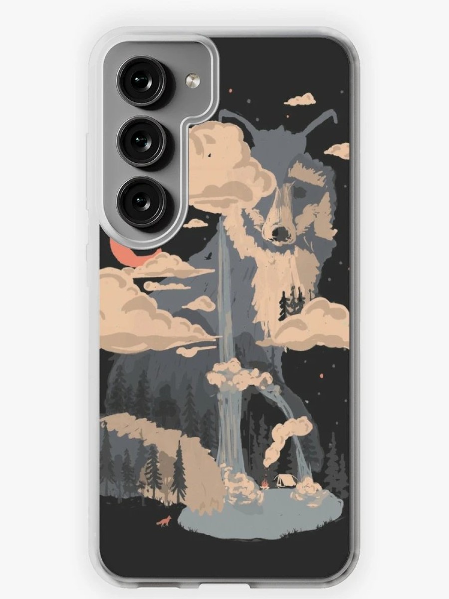 Redbubble At The Foot Of Fox Mountain... Samsung Galaxy Phone Case Clearance