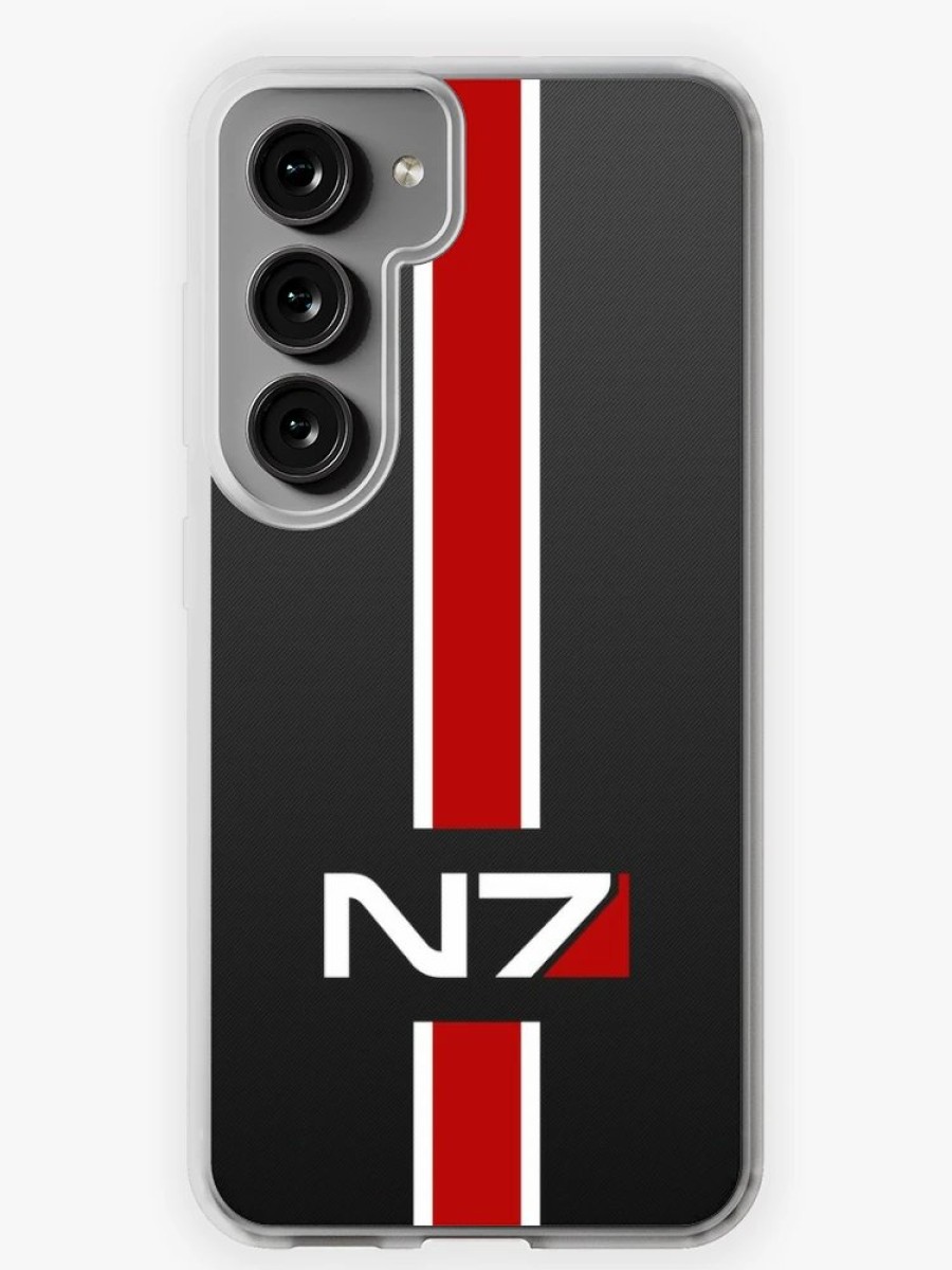 Redbubble N7 Emblem, Mass Effect Samsung Galaxy Phone Case Wholesale