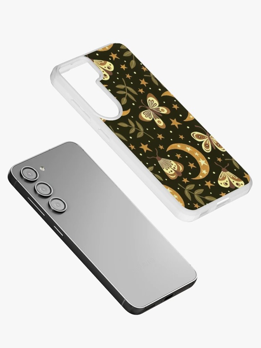 Redbubble Moons And Moths Samsung Galaxy Phone Case Best