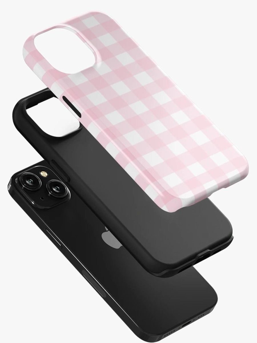 Redbubble Light Pink Gingham Iphone Case Online