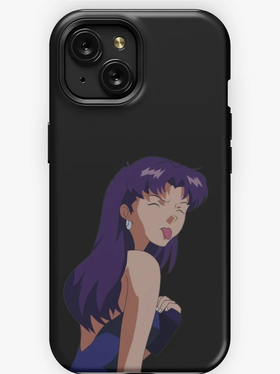 Redbubble Misato Sticking Out His Tongue Iphone Case Hot