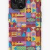 Redbubble Retro Color Blocks Iphone Case Hot