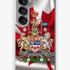 Redbubble Canada Coat Of Arms Over Canadian Flag Samsung Galaxy Phone Case Wholesale