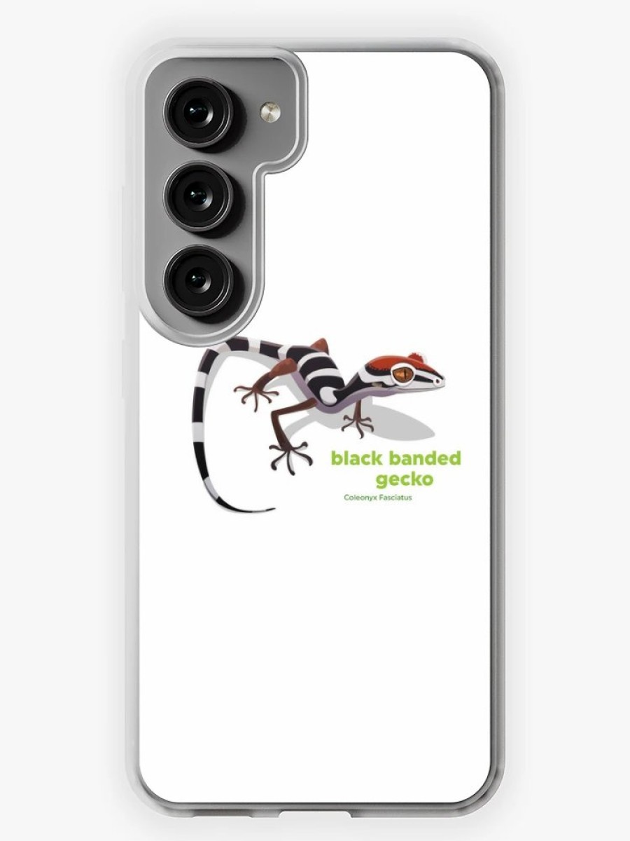 Redbubble Black Banded Gecko (Coleonyx Fasciatus) Samsung Galaxy Phone Case New