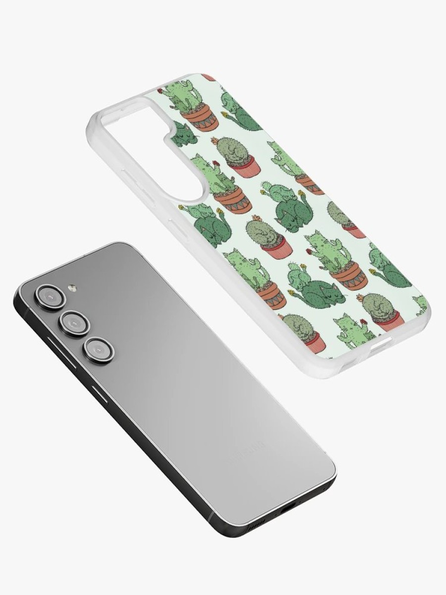 Redbubble Cactus Cats Samsung Galaxy Phone Case Best