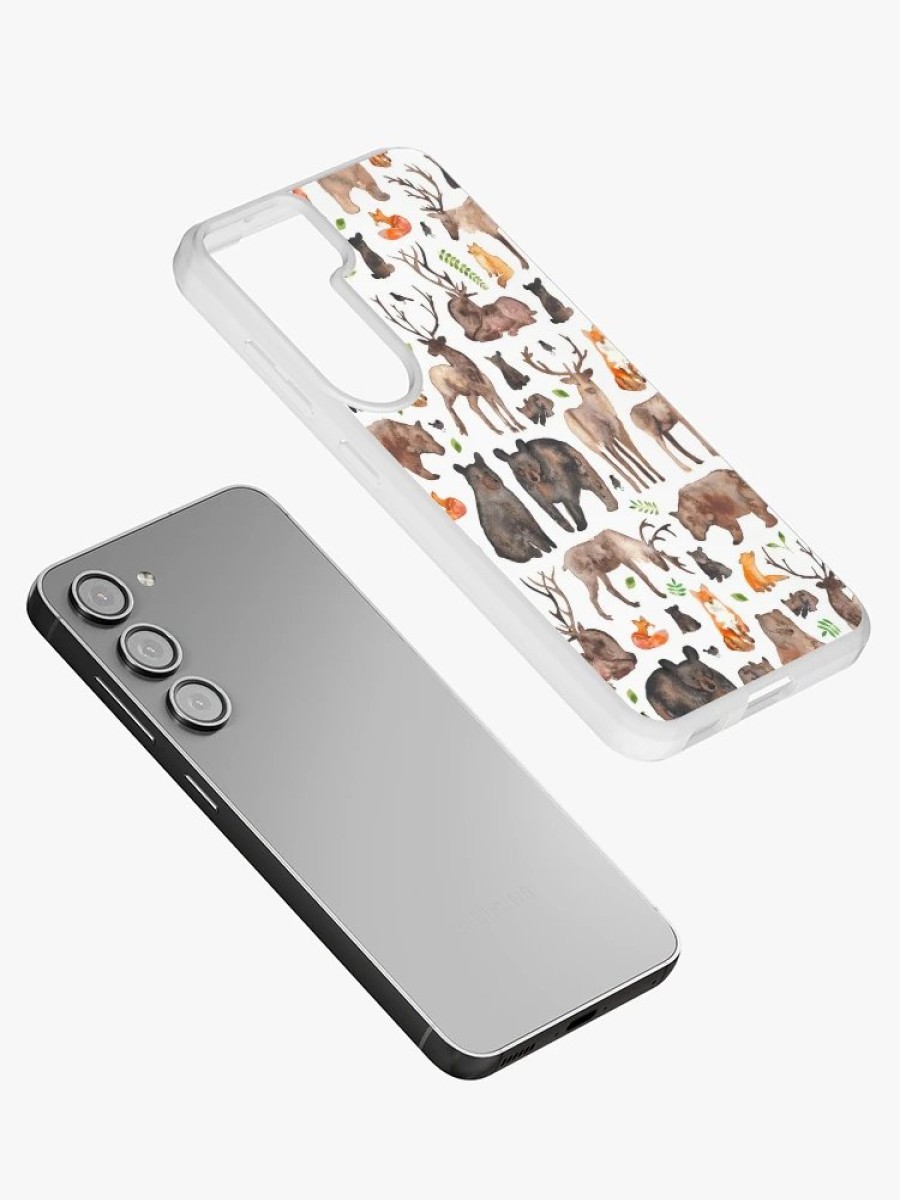 Redbubble Woodland Animals Samsung Galaxy Phone Case Hot