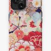 Redbubble Antique Japanese Flowers Pink White Wild Roses Kimono Style Floral Iphone Case New