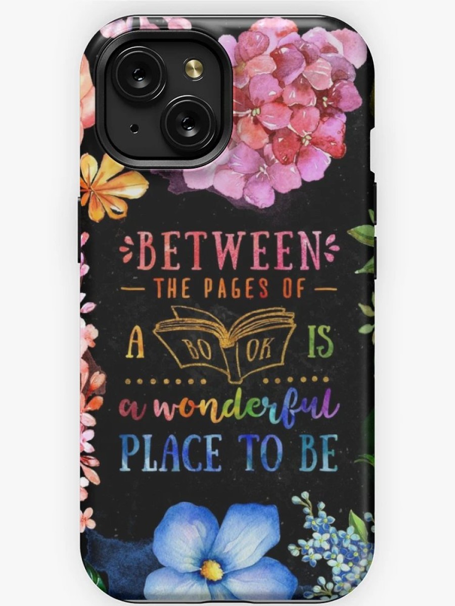 Redbubble Between The Pages (Black) Iphone Case Best