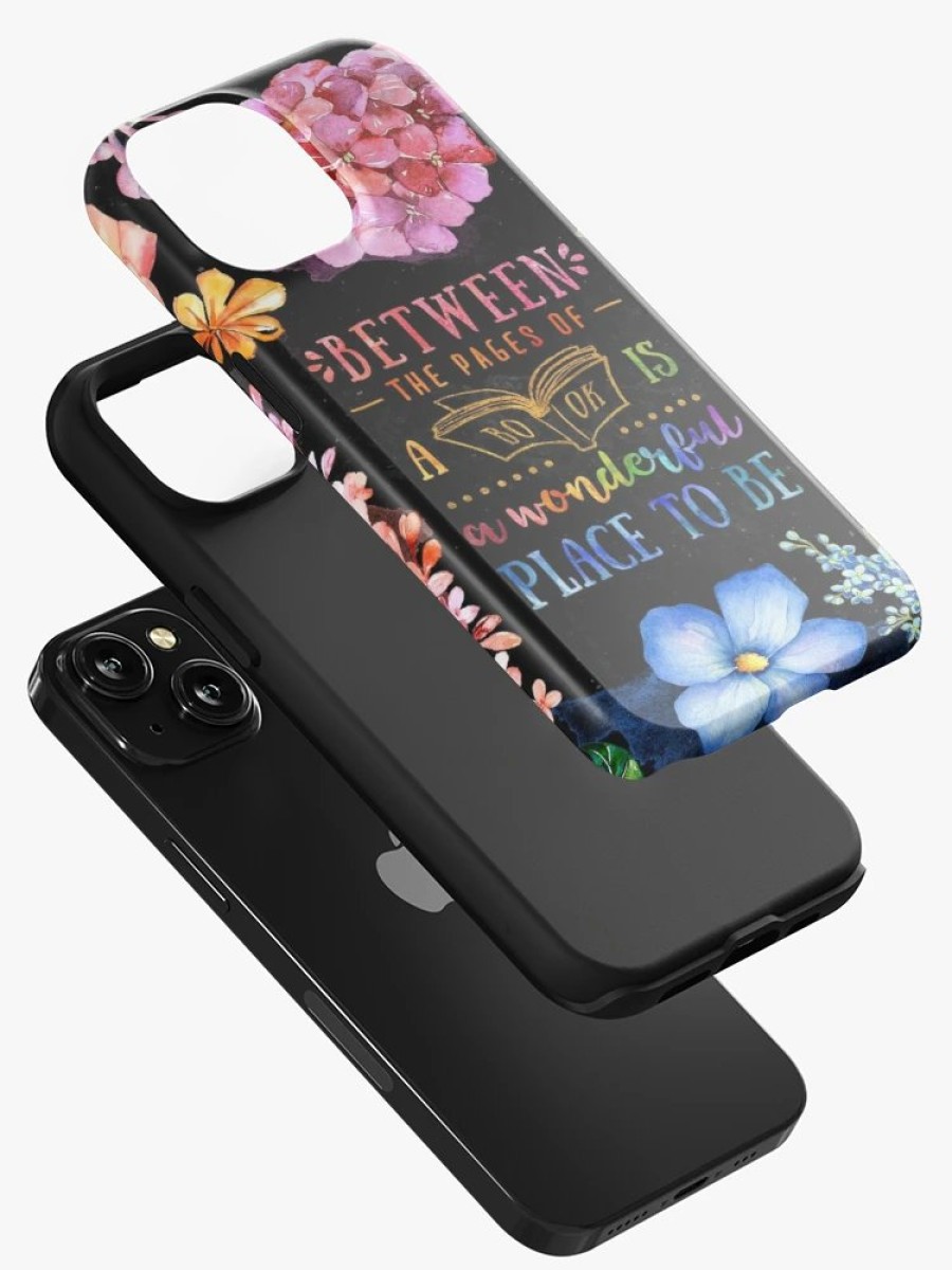 Redbubble Between The Pages (Black) Iphone Case Best