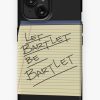 Redbubble Let Bartlet Be Bartlet Legal Memo Pad Iphone Case Clearance