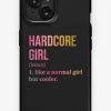 Redbubble Hardcore Girl Definition Hardcore In Watercolor Iphone Case New