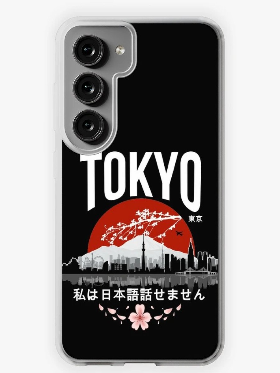 Redbubble Tokyo - I Don'T Speak Japanese: White Version Samsung Galaxy Phone Case Hot