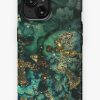 Redbubble Gold Indigo Faux Malachite Marble Iphone Case New