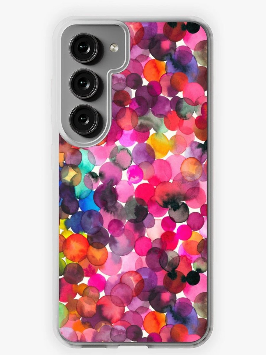 Redbubble Watercolor Dots Samsung Galaxy Phone Case Wholesale