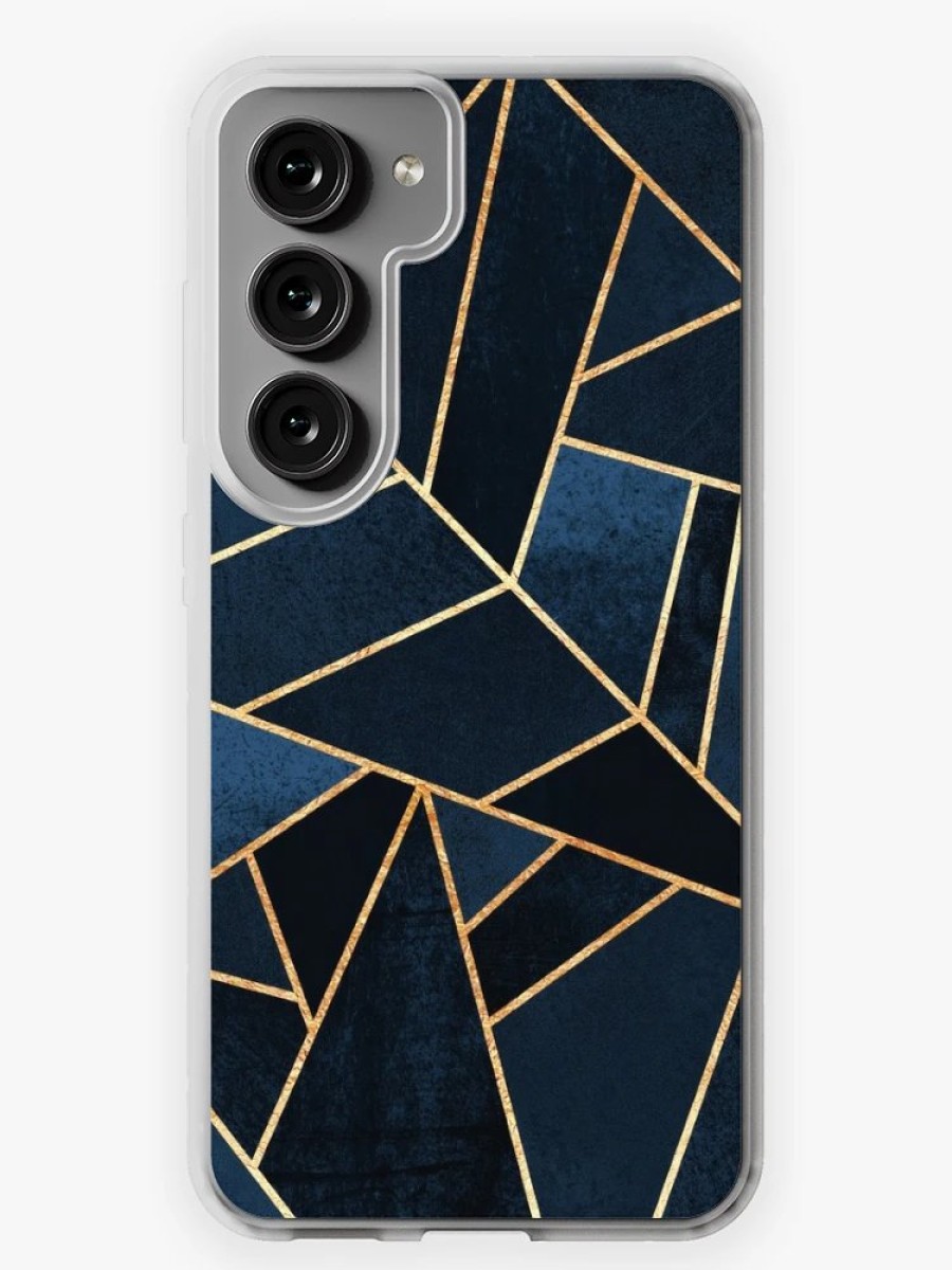 Redbubble Navy Stone Samsung Galaxy Phone Case Hot