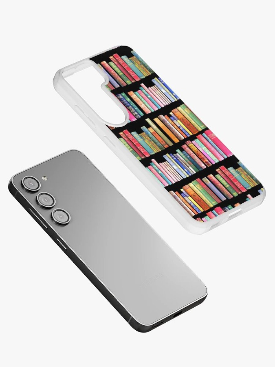 Redbubble Bookworms Delight / Antique Book Library For Bibliophile Samsung Galaxy Phone Case Clearance