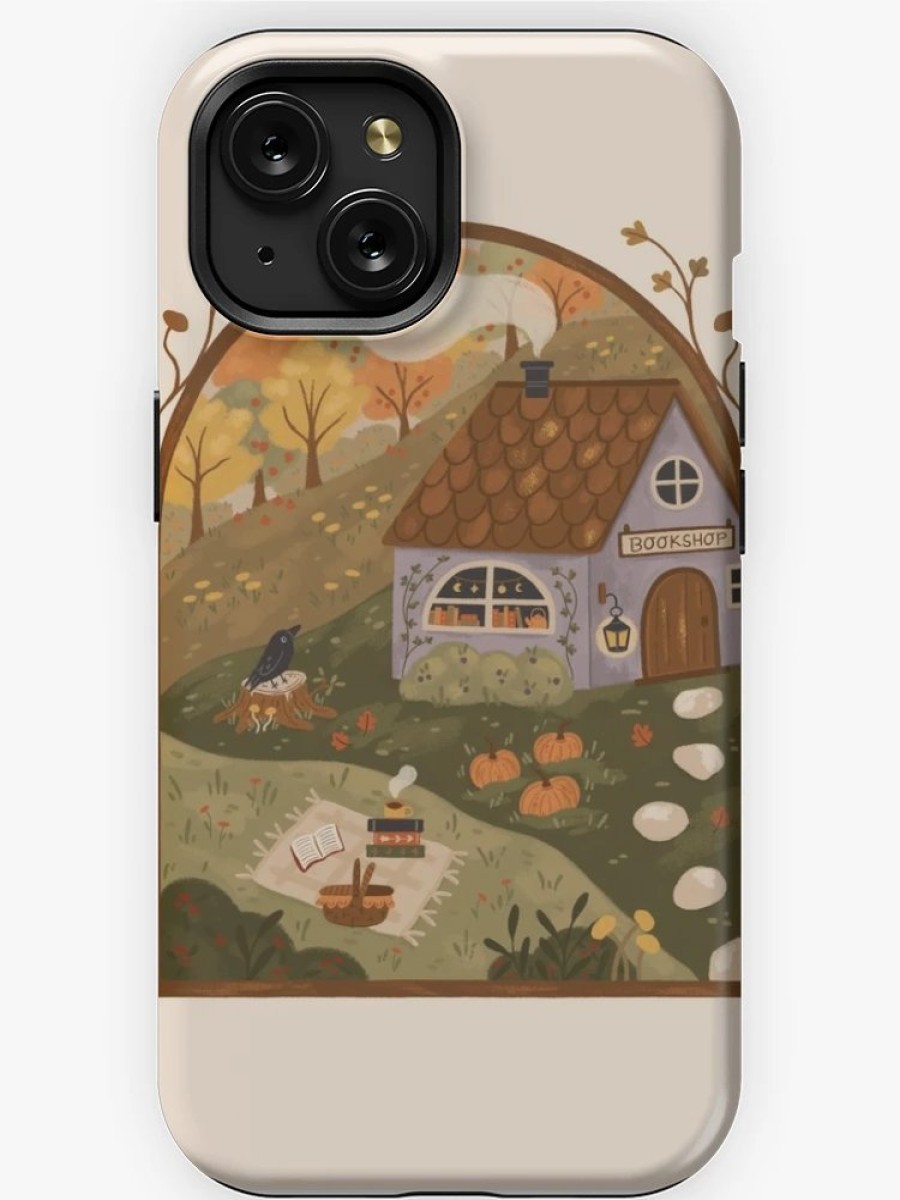 Redbubble Autumn Bookshop Iphone Case Clearance