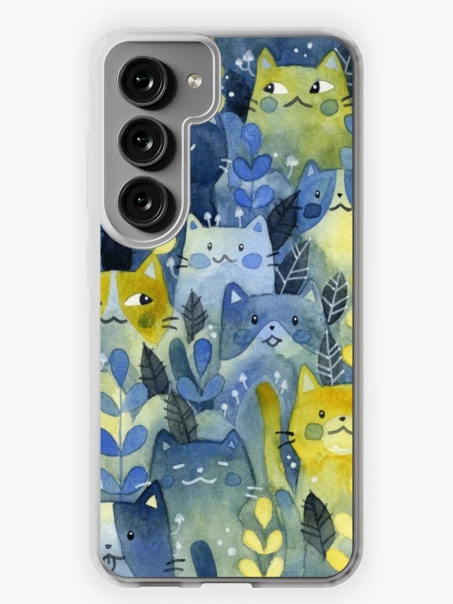 Redbubble Kitty Forest Samsung Galaxy Phone Case Clearance