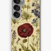 Redbubble Botanical Print, On Old Book Page - Flowers Samsung Galaxy Phone Case Wholesale