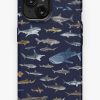 Redbubble Sharks Poster With Names Iphone Case Hot