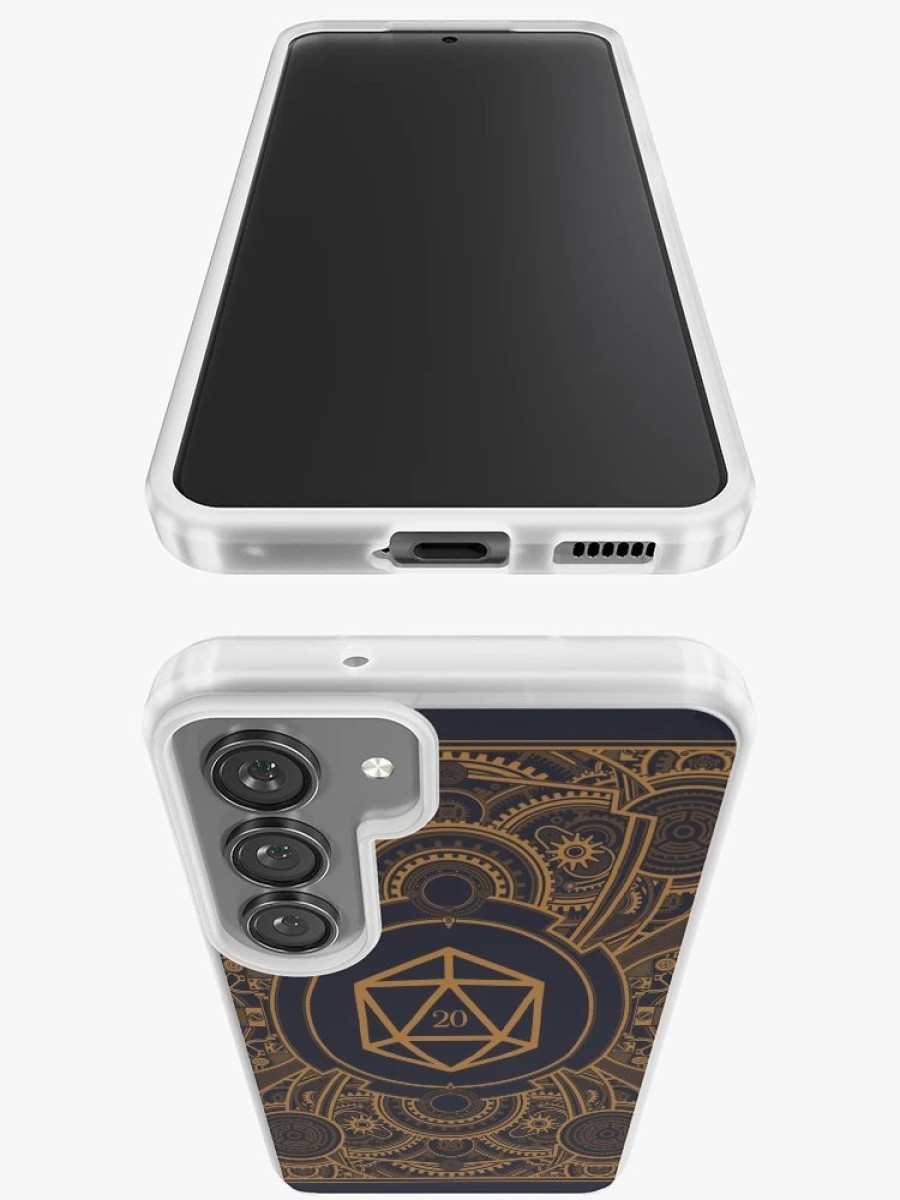 Redbubble D20 Dice Steampunk Mech Samsung Galaxy Phone Case Best