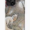 Redbubble Fox And Wisps Under The Moon And Maple Leaves Iphone Case Online