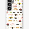 Redbubble Sweet Sushi Pattern Samsung Galaxy Phone Case New