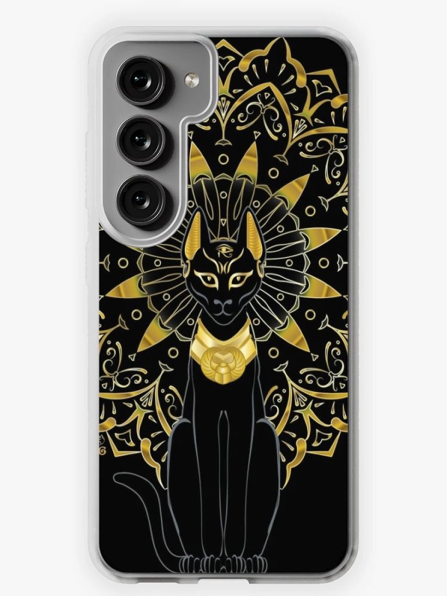 Redbubble Bastet Egyptian Goddess Samsung Galaxy Phone Case Wholesale